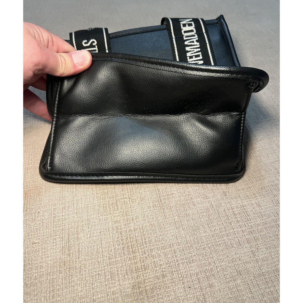 Steve Madden Crossbody Bag Womens Small Black Logo Strap Pouch Set Shoulder - Picture 7 of 16